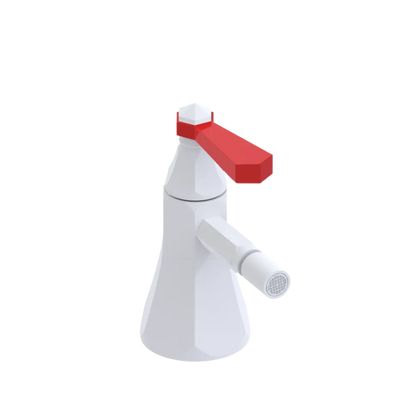 Rubinet Single Control Bidet Fitting (less drain) Matt White
