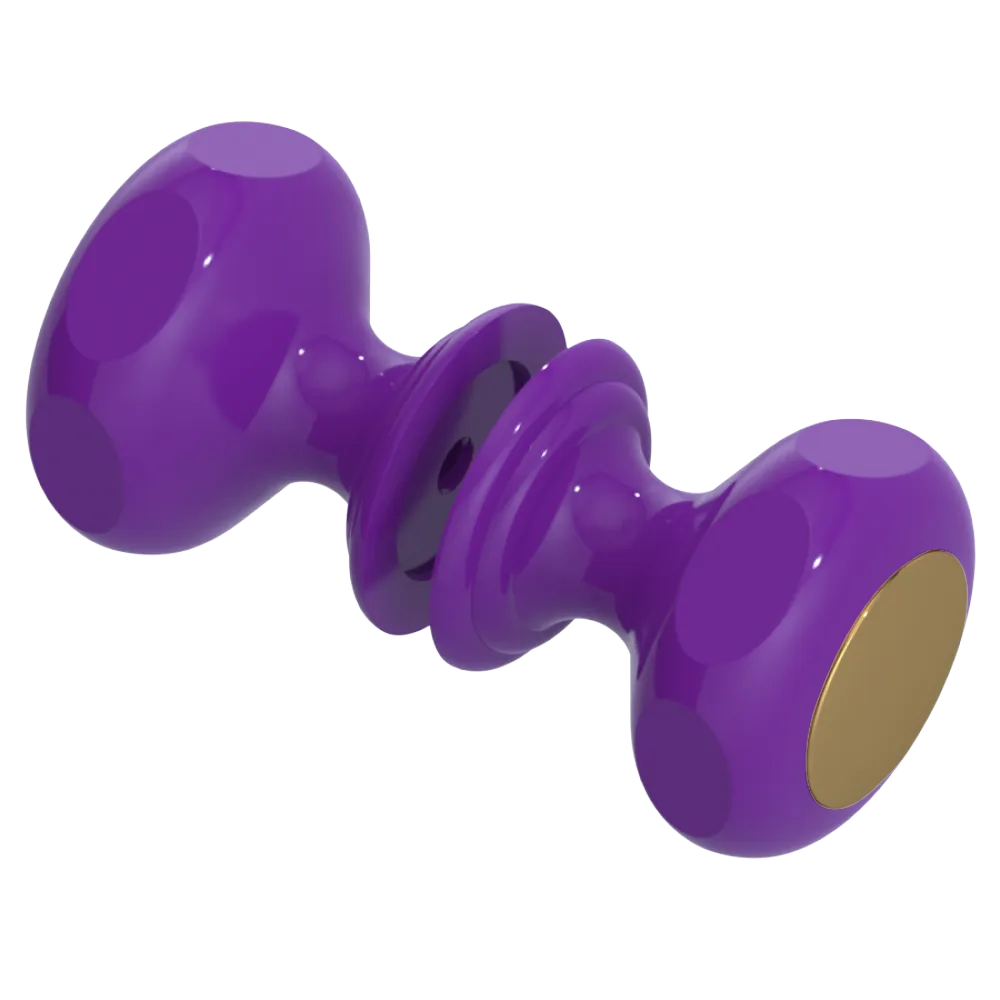 Rubinet Shower Door Knob (set) Purple Haze
