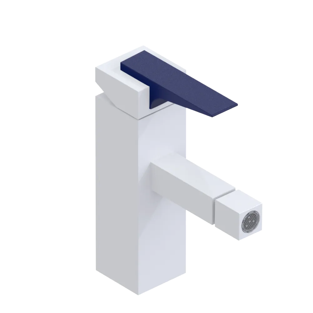 Rubinet Single Control Bidet Fitting (less drain) White