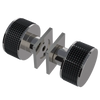 Rubinet Shower Door Knob (set) Polished Nickel
