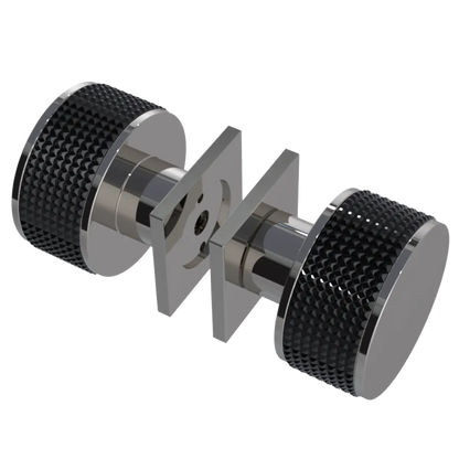 Rubinet Shower Door Knob (set) Polished Nickel