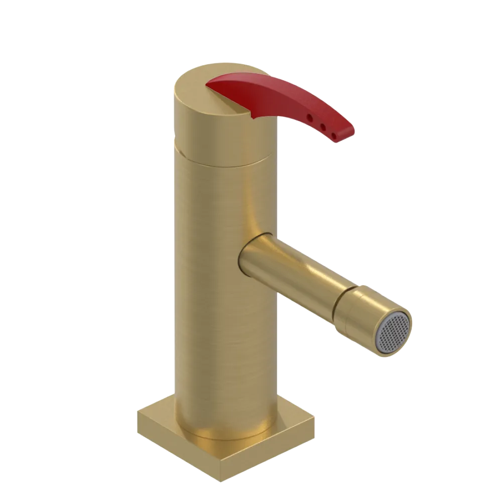 Rubinet Single Control Bidet Fitting (less drain) Satin Brass