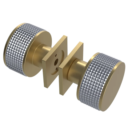 Rubinet Shower Door Knob (set) Satin Brass