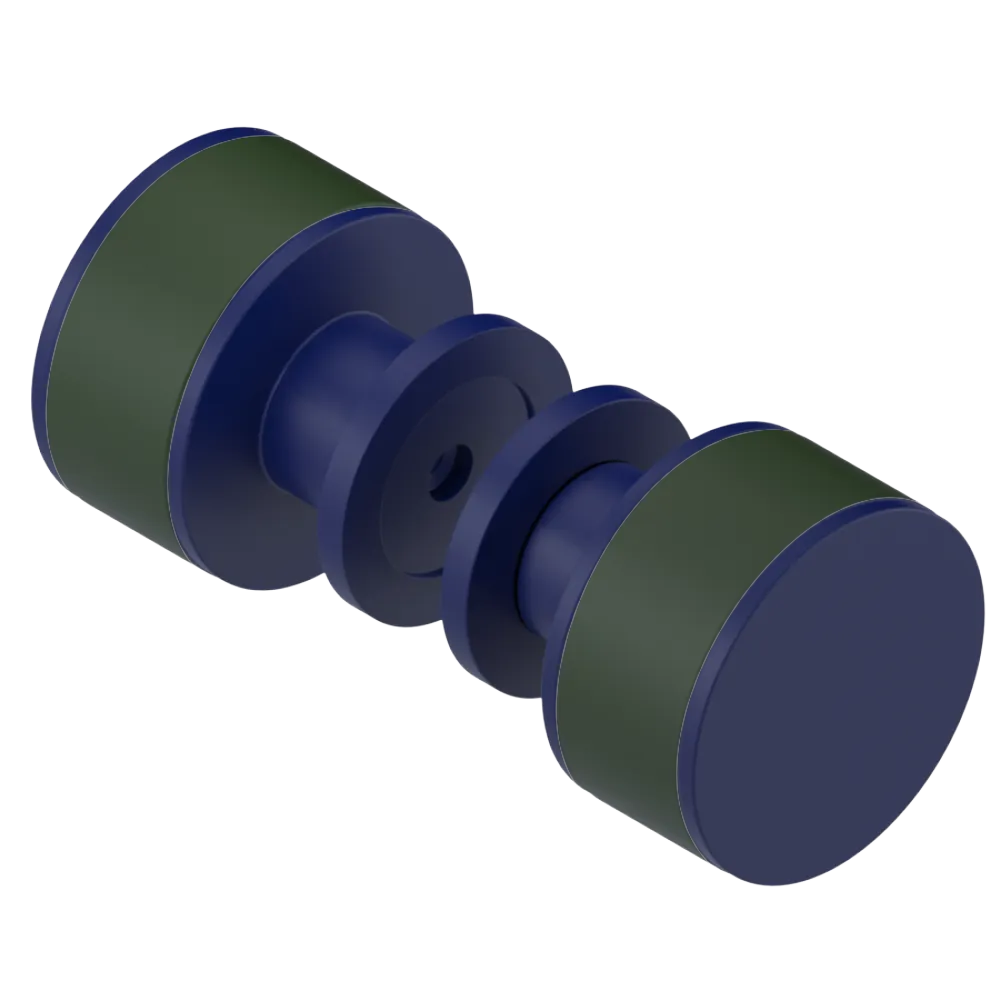 Rubinet Shower Door Knob (set) Midnight Blue