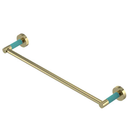 Rubinet Towel Bar 18" Natural Brass