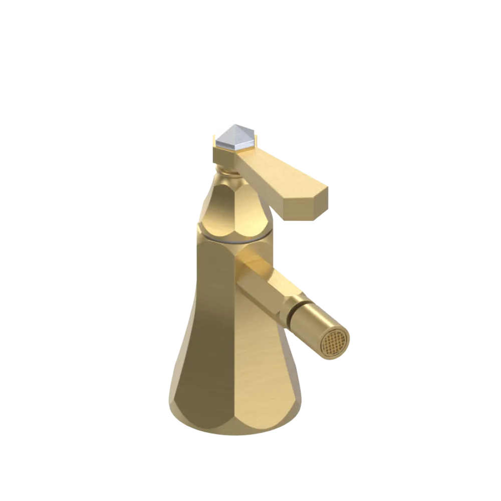 Rubinet Single Control Bidet Fitting (less drain) Satin Gold