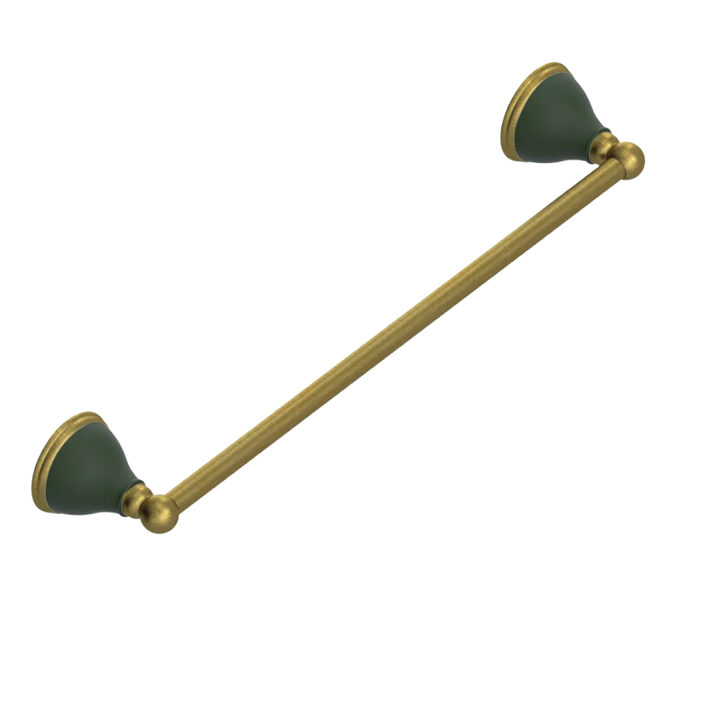 Rubinet Towel Bar 18" Antique Brass Matt