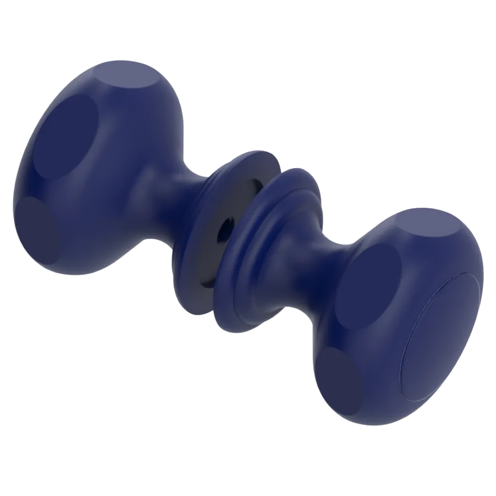 Rubinet Shower Door Knob (set) Midnight Blue