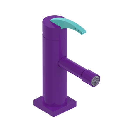 Rubinet Single Control Bidet Fitting (less drain) Purple Haze