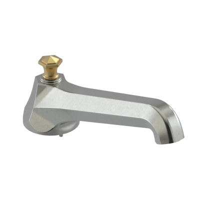 Rubinet Tub Filler Spout Deck Mount Satin Nickel