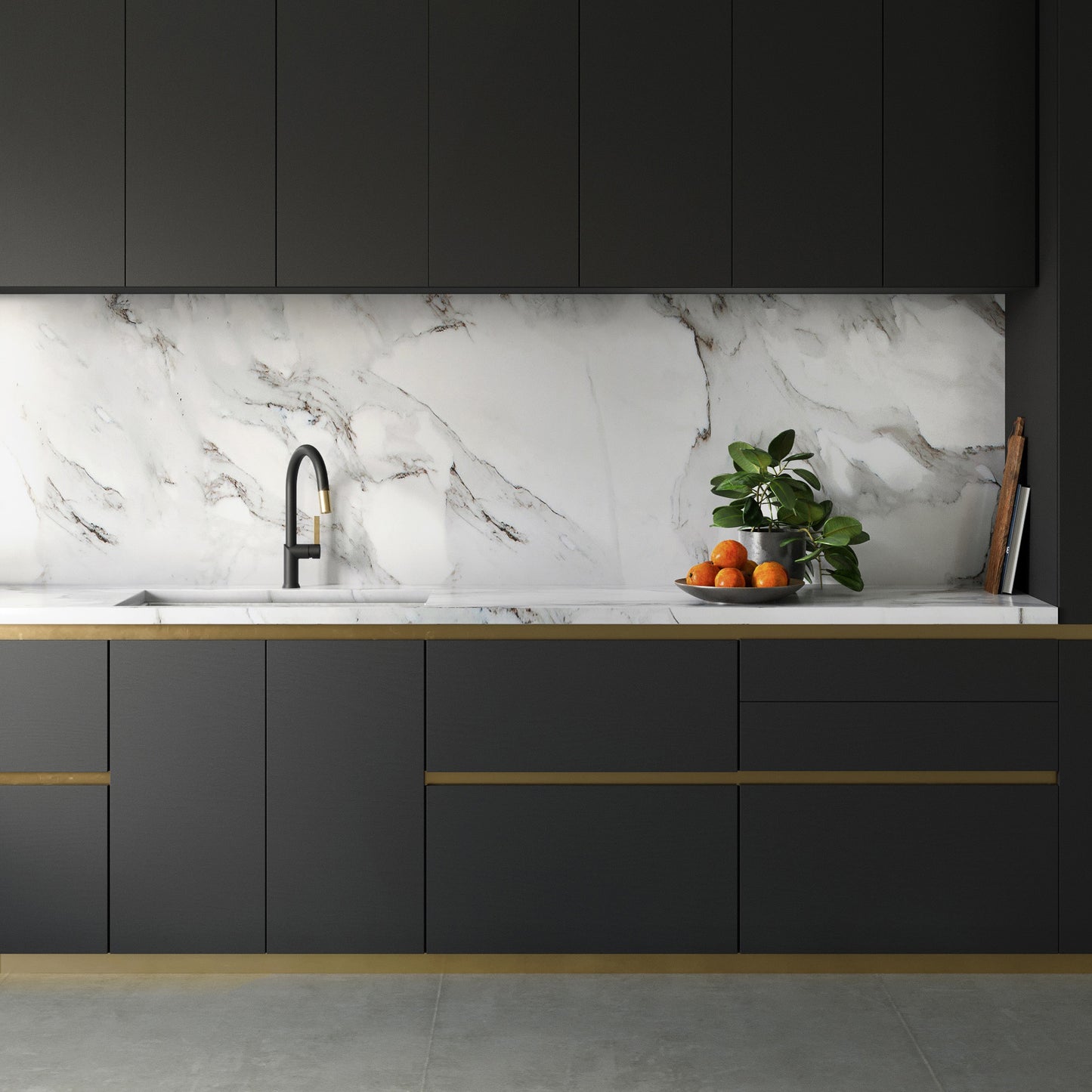 Baril Single-hole kitchen faucet with 2-function pull-down spray