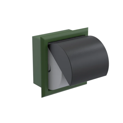 Rubinet RECESSED TOILET PAPER HOLDER Green Envy