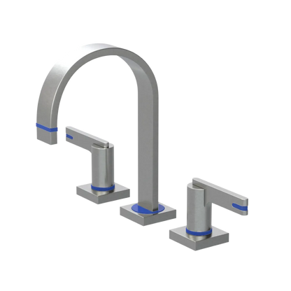 Rubinet Widespread Lav. Set. (less drain) Satin Nickel