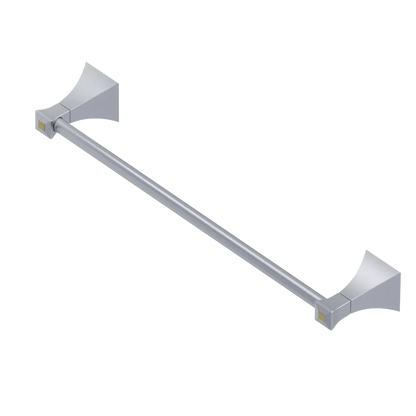 Rubinet Towel Bar 24" Satin Chrome