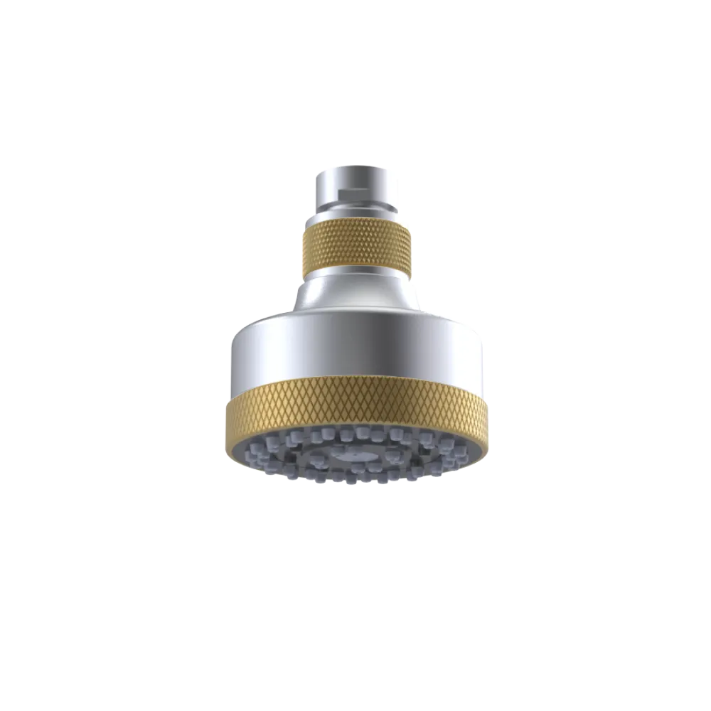 Rubinet 3 FUNCTION SHOWER HEAD Satin Chrome