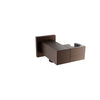 Baril Wall-mounted hand shower holder and supply elbow