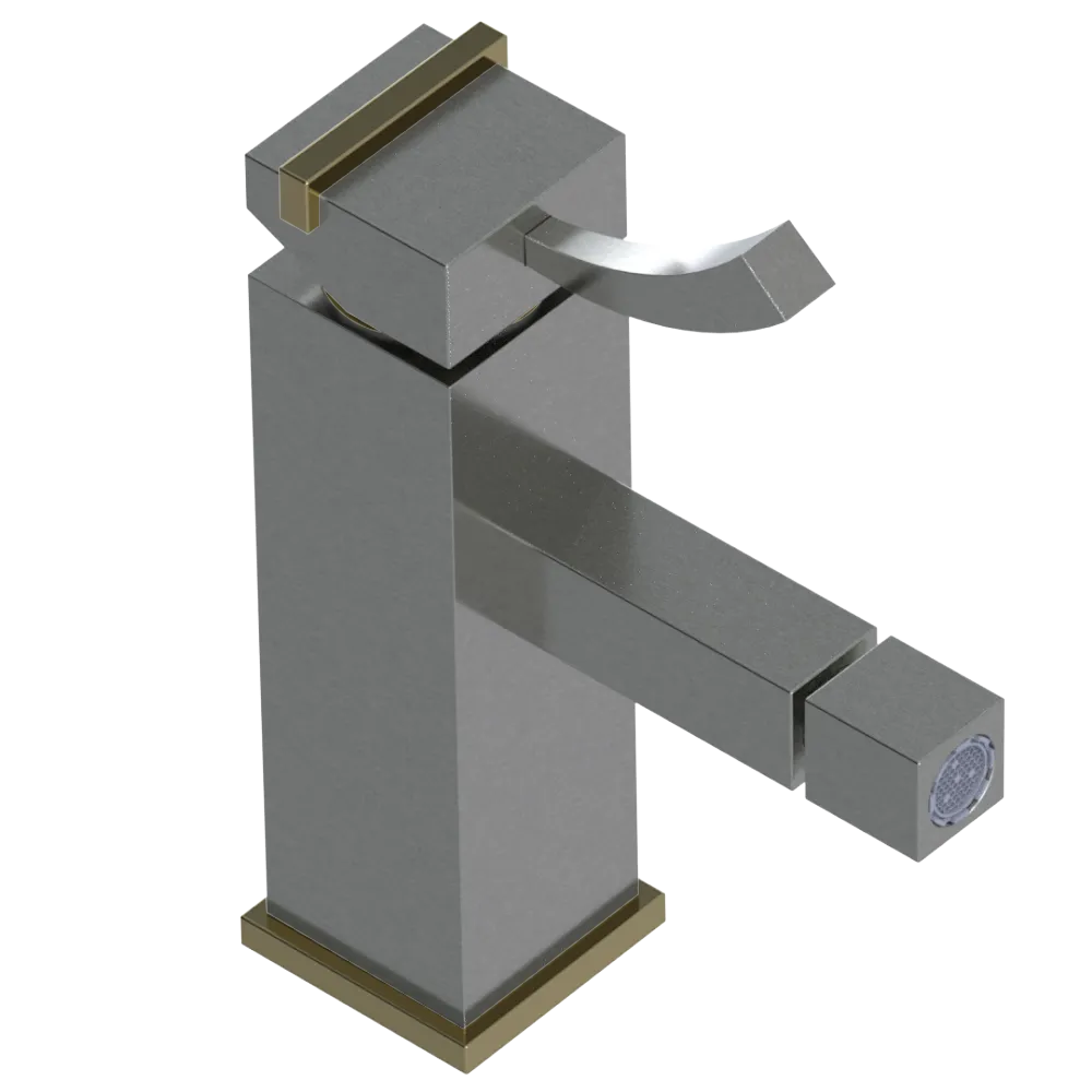 Rubinet Single Control Bidet Fitting (less drain) Satin Nickel