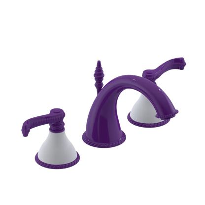 Rubinet Widespread Lav. Set. (less drain) Purple Haze