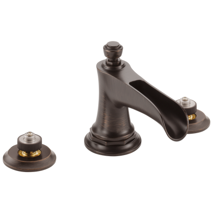 Brizo Widespread Lavatory Faucet With Channel Spout Less Handles 15 Gpm