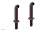Pair of 5" Deck Risers Only  (Does NOT Include Tub Filler or Hand Shower) 3-307