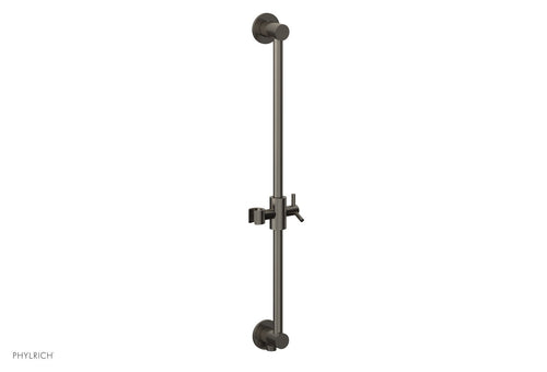 Phylrich 24" Integrated Slide Bar with built in Hose Outlet 3-559