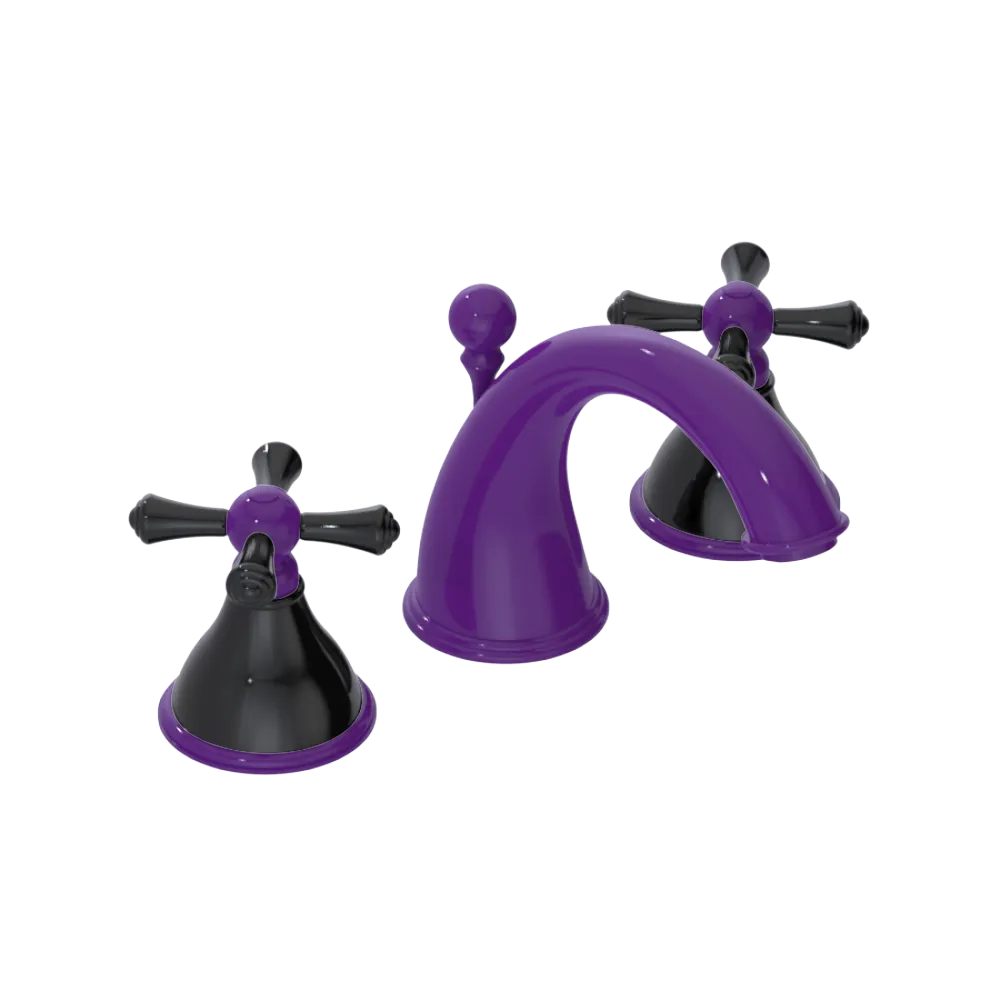 Rubinet Widespread Lav. Set. (less drain) Purple Haze