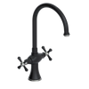 Rubinet Two Handle Single Hole Kitchen Set Matt Black
