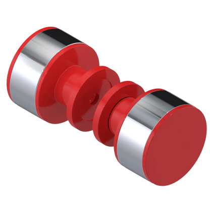Rubinet Shower Door Knob (set) Red