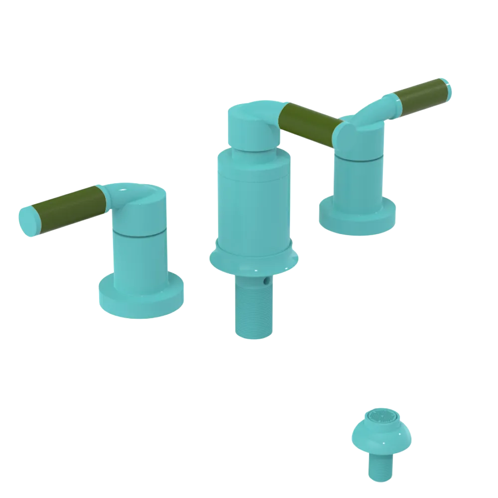 Rubinet Bidet Fitting with Spray, Diverter, and Vacuum Breaker (less drain) Aqua