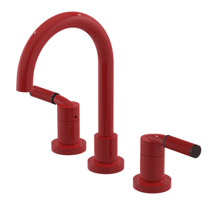 Rubinet Widespread Lav. Set. (less drain) Red