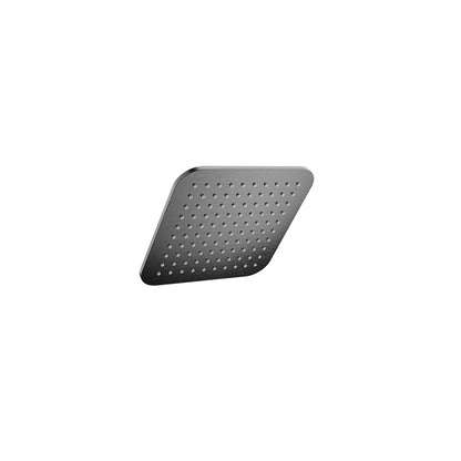 Baril Rounded square 8" anti-limestone shower head