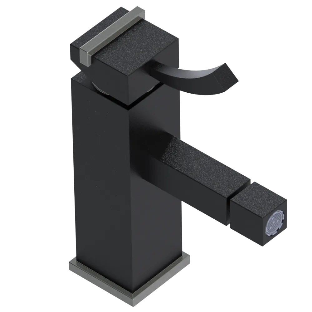 Rubinet Single Control Bidet Fitting (less drain) Matt Black