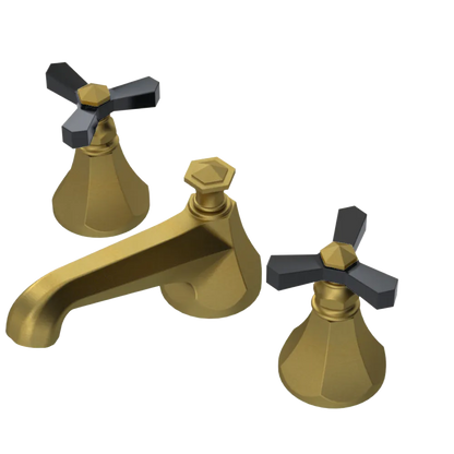 Rubinet Widespread Lav. Set. (less drain) Antique Brass Matt