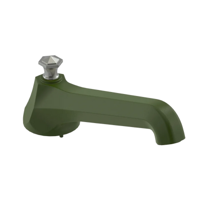 Rubinet Tub Filler Spout Deck Mount Green Envy