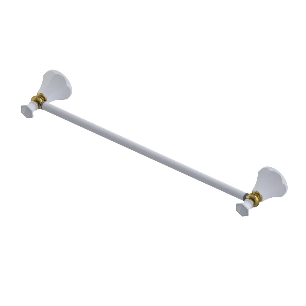 Rubinet Towel Bar 18" Matt White
