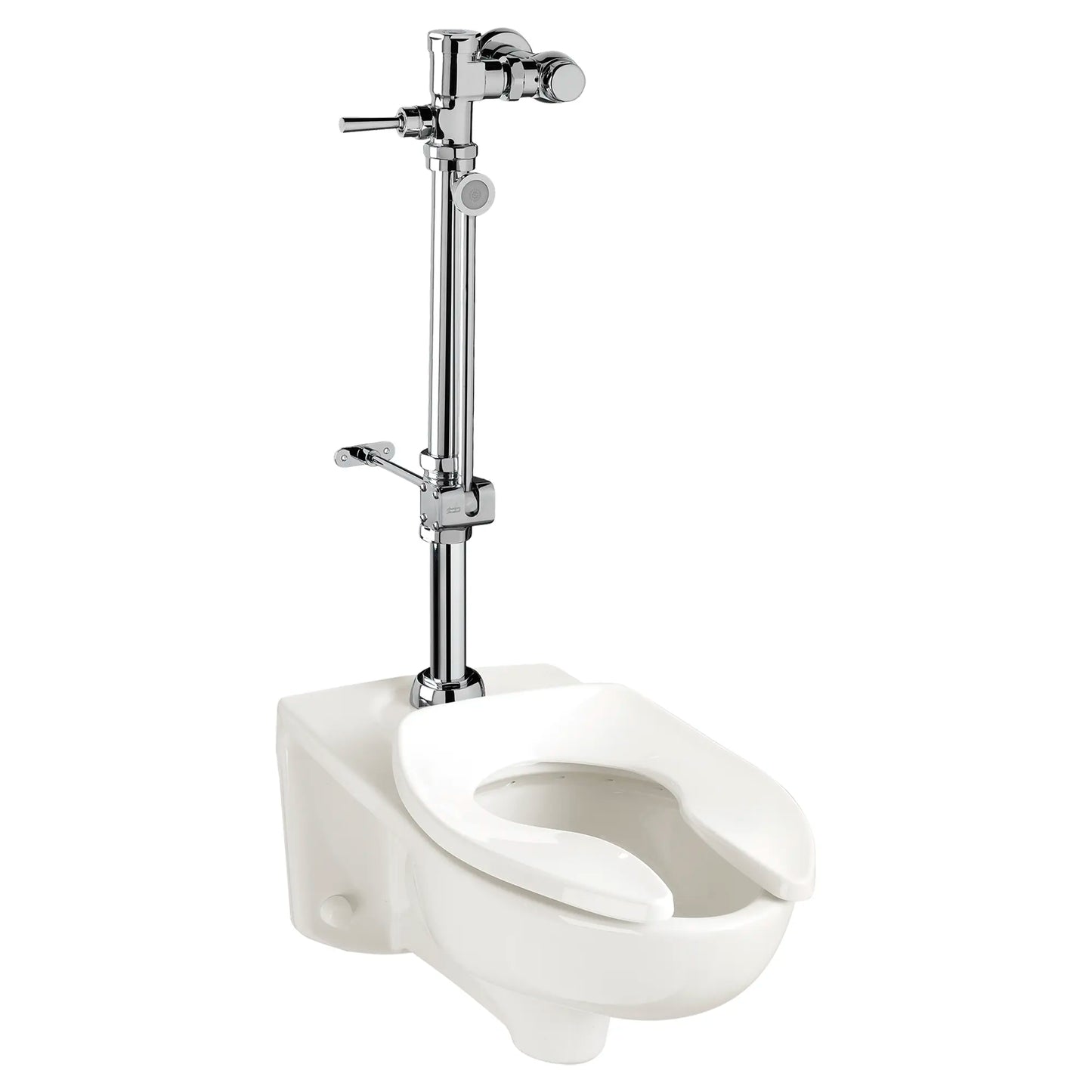 American Standard Ultima Manual Flush Valve With Bedpan Washer Assembly, Straight Tube, 1.28 gpf/4.8 Lpf