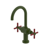 Rubinet Single Hole Dual Handle Lav. Set with LaSalle Spout (less drain) Green Envy