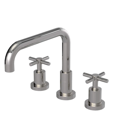 Rubinet Widespread Kitchen Set Polished Nickel