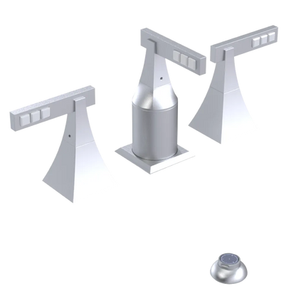 Rubinet Bidet Fitting with Spray, Diverter, and Vacum Breaker (Less Drain) Satin Chrome