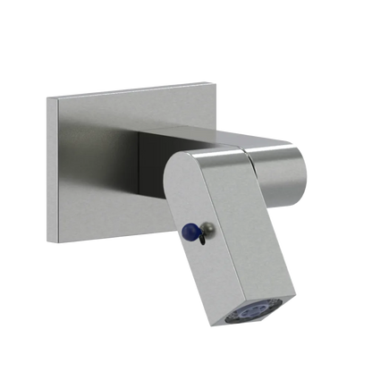 Rubinet Wall Mount Bidet & Foot Rinse with Dual Function Spray Satin Nickel