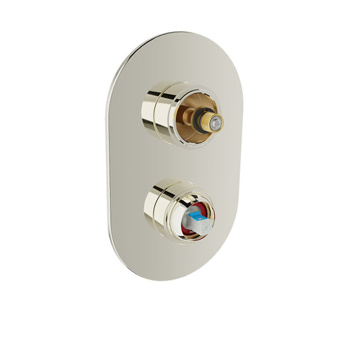 Baril Pressure balanced shower valve with 3-way diverter (without handle)