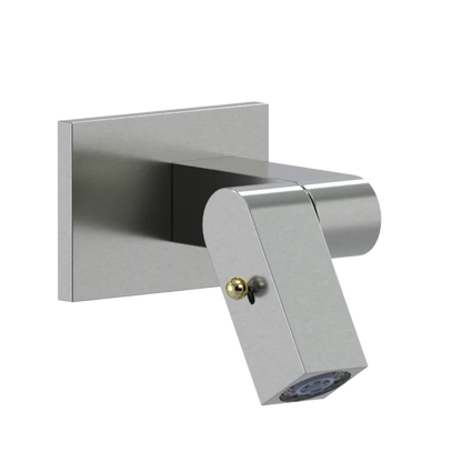 Rubinet Wall Mount Bidet & Foot Rinse with Dual Function Spray Satin Nickel