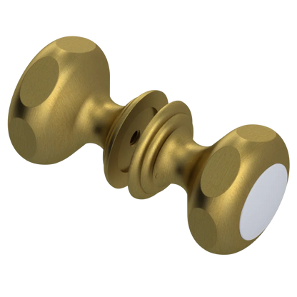 Rubinet Shower Door Knob (set) Antique Brass Matt