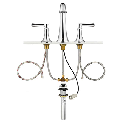 American Standard Estate 8-Inch Widespread 2-Handle Bathroom Faucet 1.2 gmp/4.5 L/min With Lever Handles