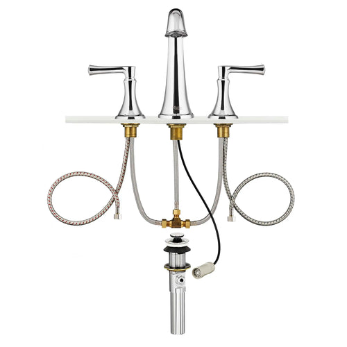 American Standard Estate 8-Inch Widespread 2-Handle Bathroom Faucet 1.2 gmp/4.5 L/min With Lever Handles