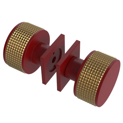 Rubinet Shower Door Knob (set) Maroon