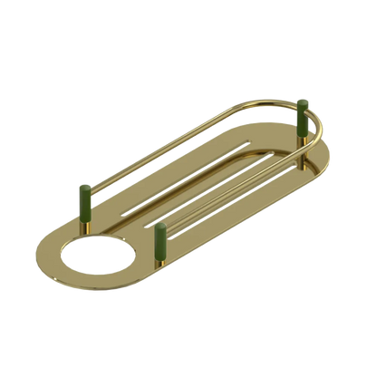 Rubinet Shelf Only Bright Brass