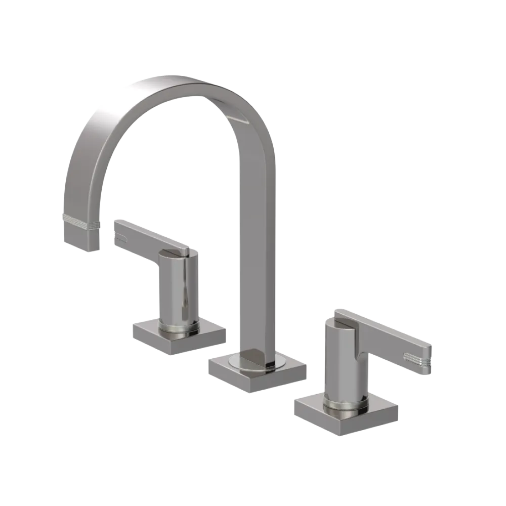 Rubinet Widespread Lav. Set. (less drain) Polished Nickel
