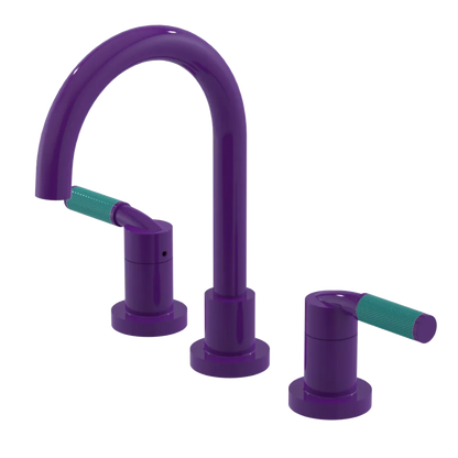 Rubinet Widespread Lav. Set. (less drain) Purple Haze