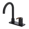 Rubinet 4" Centre Single Control Lav. Set. (less drain) Matt Black